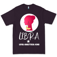 Plum Libra Zodiac Sign Horoscope Birth Gift Girl Premium Tee - Bettercallsaul