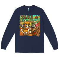 Navy take a ride on the wild side Long Sleeve Tee - OliviaCreatesArt