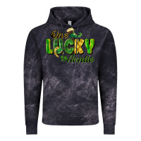 Cloud Black One Lucky Auntie St. Patrick's Day Vintage Hoodie - CowGirlArtShop