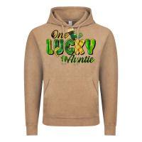 Vintage Coffee One Lucky Auntie St. Patrick's Day Vintage Hoodie - CowGirlArtShop