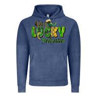 Vintage Denim One Lucky Auntie St. Patrick's Day Vintage Hoodie - CowGirlArtShop