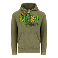 Vintage Olive One Lucky Auntie St. Patrick's Day Vintage Hoodie - CowGirlArtShop