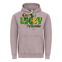 Vintage Zinc One Lucky Auntie St. Patrick's Day Vintage Hoodie - CowGirlArtShop