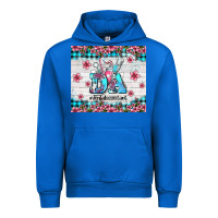 Cobalt da dental assistant dentist element with flowers Urban Hoodie - AdoDesignShop