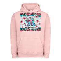 Pigment Salmon da dental assistant dentist element with flowers Urban Hoodie - AdoDesignShop