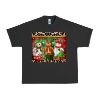 Pigment Black christmas snowman polar bear reindeer Urban Heavy Tee - CowGirlArtShop