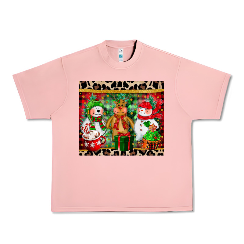 Christmas Snowman Polar Bear Reindeer Urban Heavy Tee by CowGirlArtShop | Teevron