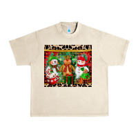Sandshell christmas snowman polar bear reindeer Urban Heavy Tee - CowGirlArtShop