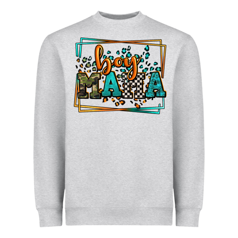 Leopard Camo Boy Mama Mother's Day Heavyweight Sweatshirt by LillyAllenDesigns | Teevron