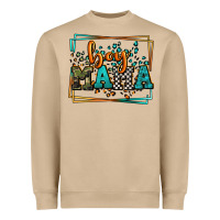 Mushroom leopard camo boy mama Mother's Day Heavyweight Sweatshirt - LillyAllenDesigns