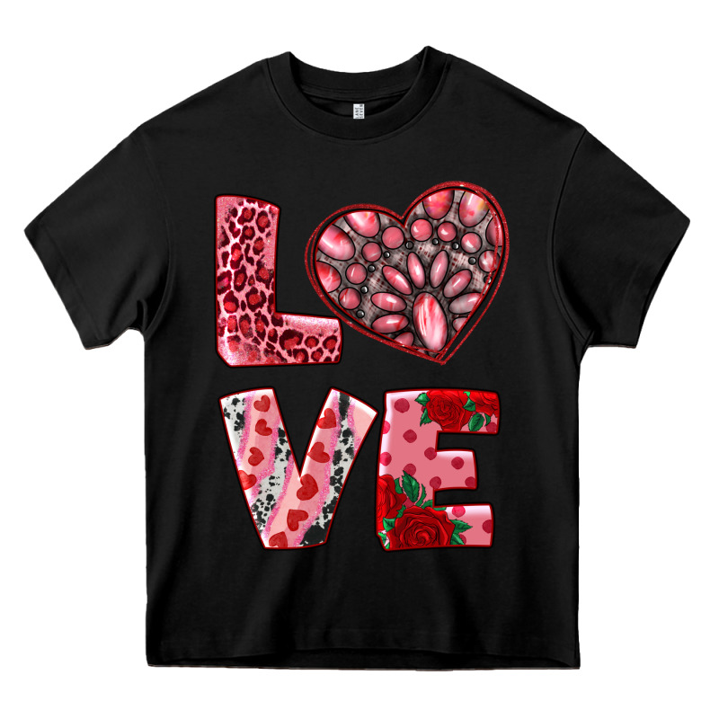 Love  With Pink Gemstone Heavy Core Tee by RanaPortraitStore | Teevron