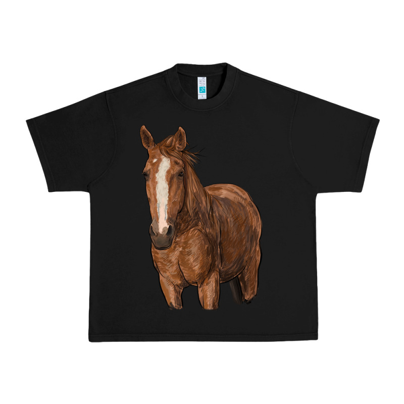 Brown Horse Urban Heavy Tee by RanaPortraitStore | Teevron