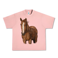 Salmon brown horse Urban Heavy Tee - RanaPortraitStore