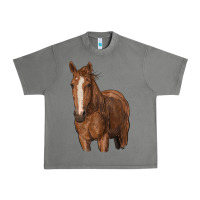Tornado brown horse Urban Heavy Tee - RanaPortraitStore