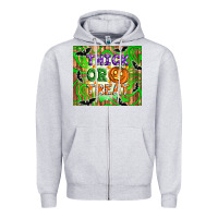 Heather Grey Thick or treat tumbler Zipper Hoodie - Artiststas