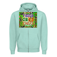 Seafoam Thick or treat tumbler Zipper Hoodie - Artiststas