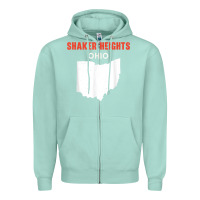Seafoam shaker heights ohio usa state america travel ohioan Zipper Hoodie - trangStudio