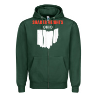 Sports Green shaker heights ohio usa state america travel ohioan Zipper Hoodie - trangStudio