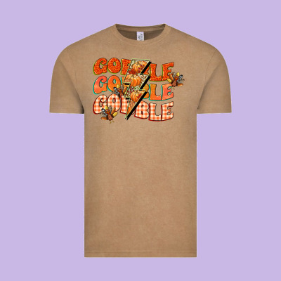 Gobble Gobble Gobble Vintage Tee Designed By Cowgirlartshop