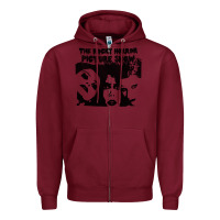Burgundy horror picture show Zipper Hoodie - trangStudio