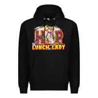 Black One hip lunch lady Easter Day Premium Hoodie - LillyAllenDesigns