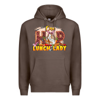 Coffee One hip lunch lady Easter Day Premium Hoodie - LillyAllenDesigns