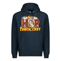 Navy One hip lunch lady Easter Day Premium Hoodie - LillyAllenDesigns