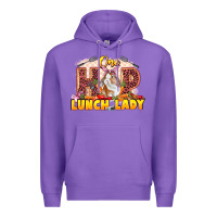 Purple One hip lunch lady Easter Day Premium Hoodie - LillyAllenDesigns