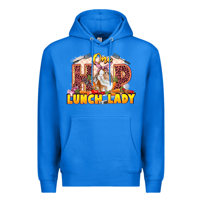One Hip Lunch Lady Easter Day Premium Hoodie by LillyAllenDesigns | Teevron