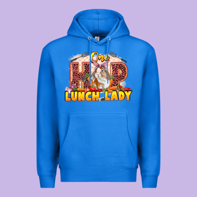One Hip Lunch Lady Easter Day Premium Hoodie Designed By Lillyallendesigns