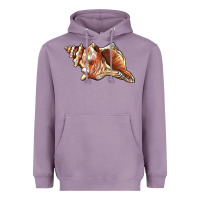 Lavender sea   shell Heavyweight Hoodie - BarkalooDesign