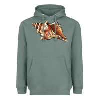 Sage sea   shell Heavyweight Hoodie - BarkalooDesign