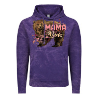 Cloud Purple Mama bear mother's day Vintage Hoodie - HowdyJamesFarm