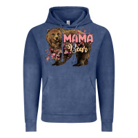 Vintage Denim Mama bear mother's day Vintage Hoodie - HowdyJamesFarm