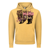Vintage Mustard Mama bear mother's day Vintage Hoodie - HowdyJamesFarm