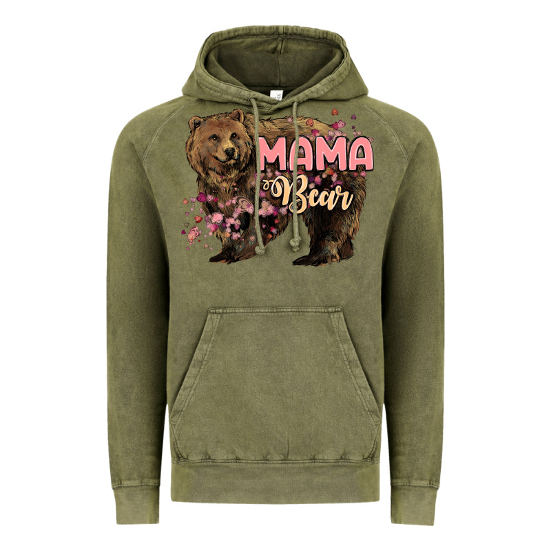 Mama Bear Mother's Day Vintage Hoodie by HowdyJamesFarm | Teevron