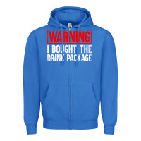 True Royal Mens Warning I Bought The Drink Package Cruise Shirts [Men] Zipper Hoodie - trangStudio