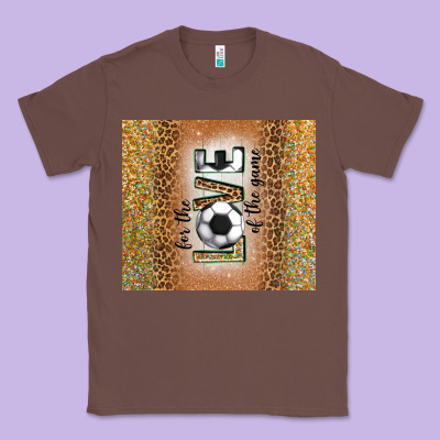 For The Love Of The Game With Soccer Tumbler Tbs Classic Tee Designed By Tumblerdesignbyshophia