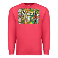 Cardinal sunset vibes brush stroke Premium Sweatshirt - BarkalooDesign