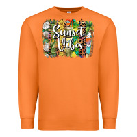 Carrot sunset vibes brush stroke Premium Sweatshirt - BarkalooDesign