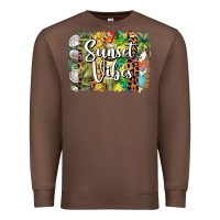 Chestnut sunset vibes brush stroke Premium Sweatshirt - BarkalooDesign