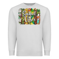 Dove Grey sunset vibes brush stroke Premium Sweatshirt - BarkalooDesign