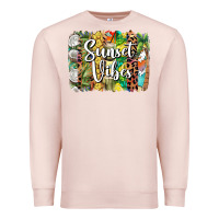 Pale Pink sunset vibes brush stroke Premium Sweatshirt - BarkalooDesign