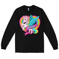 Black pride lgbtq unicorn Long Sleeve Tee - OliviaCreatesArt