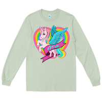 Matcha pride lgbtq unicorn Long Sleeve Tee - OliviaCreatesArt