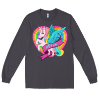 Smoke pride lgbtq unicorn Long Sleeve Tee - OliviaCreatesArt