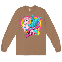 Toasted Coconut pride lgbtq unicorn Long Sleeve Tee - OliviaCreatesArt