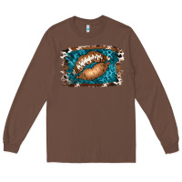 Chestnut Football Lips Long Sleeve Tee - Jasminsmagicworld