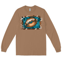Toasted Coconut Football Lips Long Sleeve Tee - Jasminsmagicworld