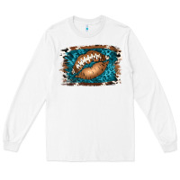 White Football Lips Long Sleeve Tee - Jasminsmagicworld